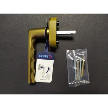 Dveřní kování Hoppe Okenní klika HOPPE Hamburg 1001/ST Barva: Bronzová