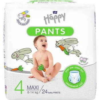 Plenkové kalhoty Bella Happy Pants 4 Maxi 8-14 kg 24 ks