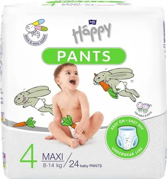Plenkové kalhoty Bella Happy Pants 4 Maxi 8-14 kg 24 ks