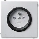 Zásuvka jednonásobná, s clonkami, titanová/onyx, ABB Neo 5519M-A02357 72