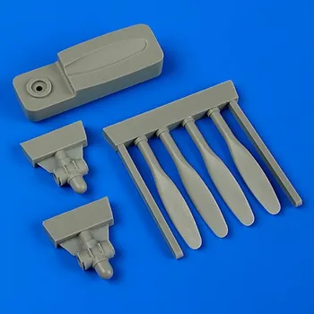 Plastikový model Quickboost 1/48 C-45 propellers w/tool