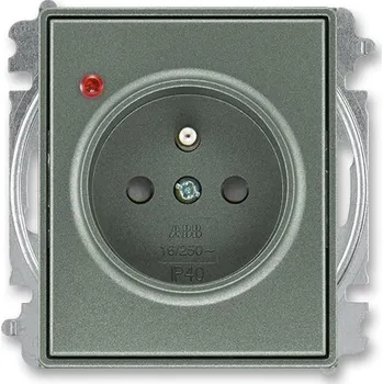 Elektrická zásuvka Zásuvka bezšroubová s ochranou před přepětím, 5599E-A02357 34, ABB, Time®, Time® Arbo, antracitová (ABB, Time®, Time® Arbo, antracitová)