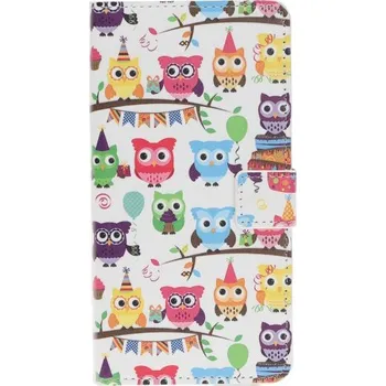 Pouzdro na mobilní telefon Peněženkové pouzdro se stojánkem soví párty pro iPhone 11 - barevné