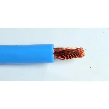 elektrický kabel vodič CYA 4 modrá