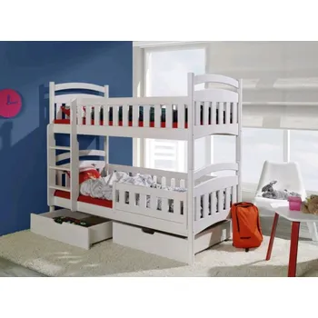 Dětská postel Nábytek PEGAS s.r.o. Dětská patrová postel z masivu DOMINIK II