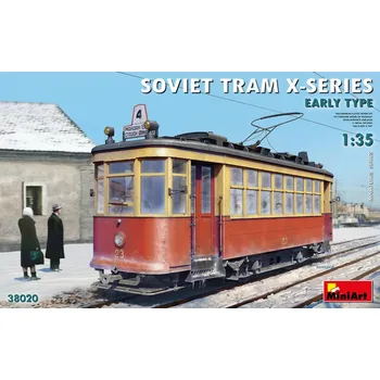 Plastikový model Miniart 1/35 Soviet Tram X-Series (early type)
