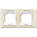 Rámeček dvojnásobný (s těsnicí manžetou), IP 44, slonová kost, ABB, Element 3901E-A00942 C