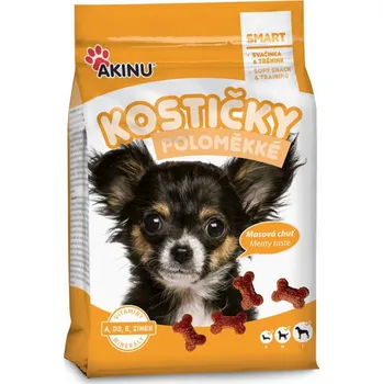 Pamlsek pro psa AKINU Kostičky pro psy poloměkké 500 g