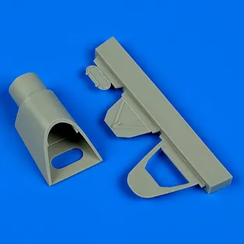 Plastikový model Quickboost 1/48 Bf 109G opened cockpit´s rear bulkhed Eq. MW-50 or GM-1