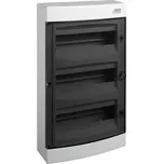 Rozvodnice plastová PNS 36T, průhledné dveře, montáž na omítku, IP40, 3 řady, 3x12M, Noark