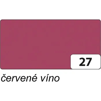 Umělecký papír Folia Barevný papír 300g - 27 Vínová Velikost: 50 x 70 cm