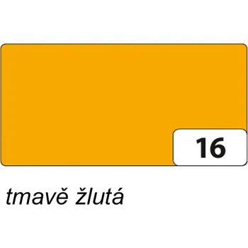 Umělecký papír Folia Barevný papír 130g - 16 Žlutá tmavá Velikost: A3