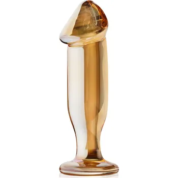 Anální kolík SKLENĚNÝ ANÁLNÍ KOLÍK VE TVARU PENISU - PLUG DO ANÁLU - 70166670