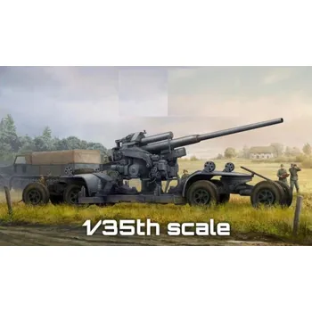 Plastikový model Hobby Boss 1/35 German 12.8cm FLAK 40