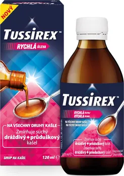 Lék na kašel, rýmu a nachlazení Tussirex sirup 120 ml