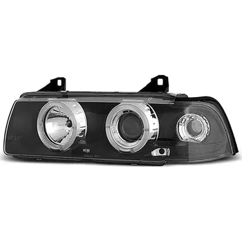 Přední světlomet Přední světla angel eyes BMW E36 92-98 coupe cabrio - černé