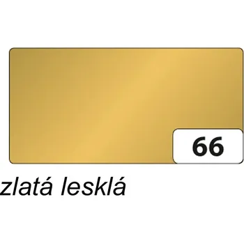 Umělecký papír Folia Barevný papír 300g - 66 Zlatá lesklá Velikost: A4