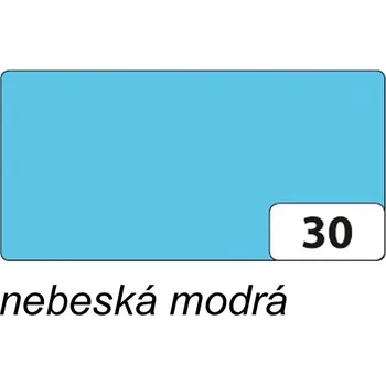 Umělecký papír Folia Barevný papír 130g - 30 Nebeská modrá Velikost: A3
