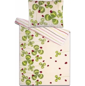 Povlečení Mikroplyšové povlečení Sleep Well 90x135 + 40x60 - Berušky