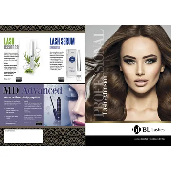 Péče o řasy a obočí Mini katalog A4 - doplňky pro řasy - pro Vaše zákaznice Varianta: ZDARMA (viz popis)