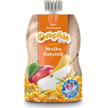 Dětská výživa Kapsička jablko-hruška-rakytník 200 g OVOCŇÁK