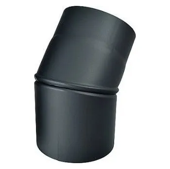 Kouřovod Kouřovod koleno stavitelné 125/0-45/1,5 mm černé
