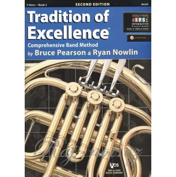 Hudebniny Tradition of Excellence 2 + Audio Video Online / F Horn (lesní roh)