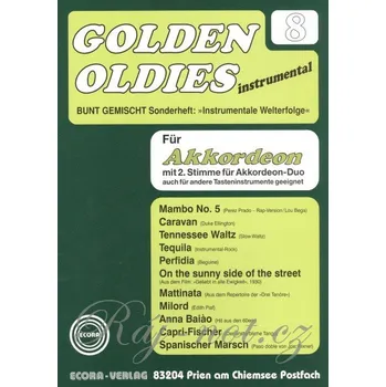 Golden Oldies for Accordion 8 / skladby v úpravě pro jeden nebo dva akordeony