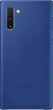 Pouzdro na mobilní telefon Samsung Leather Cover pro Galaxy Note 10 modré