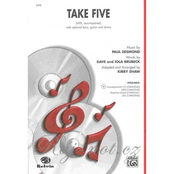 TAKE FIVE / SATB* klavír/akordy