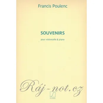 Poulenc, Francis: SOUVENIRS / violoncello + klavír