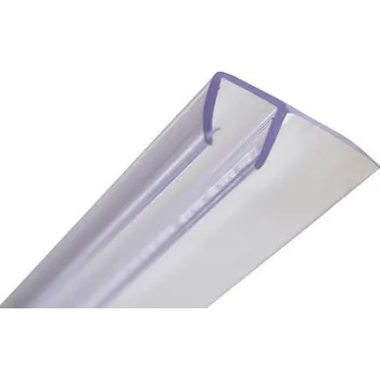 Sprchové dveře ROSS Stírací lišta silikonová boční 90° 200 cm, na sprchové dveře 6 mm - sada 2 ks