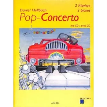 Pop Concerto - pro klavír čtyři ruce od Hellbach Daniel