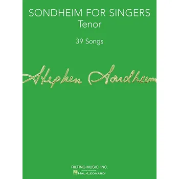 Sondheim For Singers: Tenor