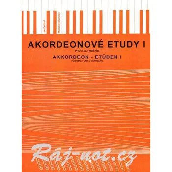 Akordeonové etudy I - Ján Ondruš, Marcela Dikánová