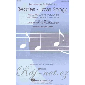BEATLES LOVE SONGS / SATB* + piano/chords