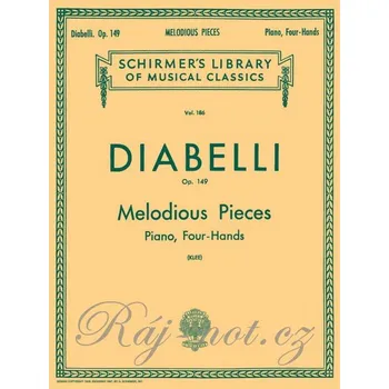 DIABELLI: MELODIOUS PIECES on Five Notes, Op.149 / 1 klavír 4 ruce