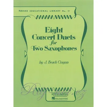 Eight Concert Duets for Two Saxophones / Osm koncertních duet pro dva saxofony