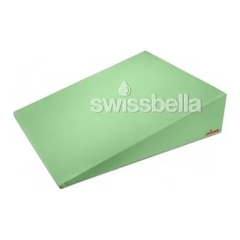 Pěnový válec SWISSBELLA Rehabilitační klín I. - rehabilitační polohovací pomůcka BRAVO - modrý potah pro zdravotnictví