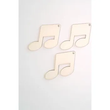 Dřevěná nota osminová 5cm