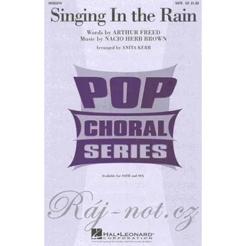 SINGING IN THE RAIN - zpívání v dešti noty pro sbor SATB