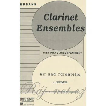 AIR AND TARANTELLA clarinet trio with piano acc. / trio pro klarinet + klavír
