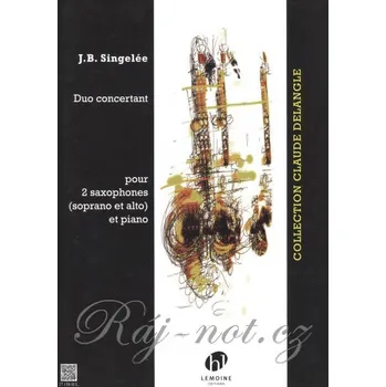 DUO CONCERTANT by J.B.Singelée / skladba pro sopránový a altový saxofon s klavírním doprovodem