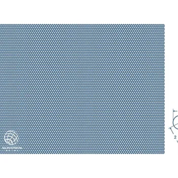 Plech Rv 1-2; tloušťka 1 mm, Děrovaný nerezový plech 1.4301 - 1.4307