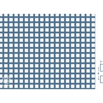 Plech Qg 6-9; tloušťka 1 mm, Děrovaný ocelový plech DC01-DC05