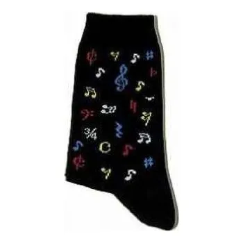 Ponožky s potiskem barevné hudební značky 31 - 34