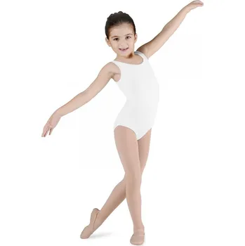 Dětský overall Bloch,Dynamic - dětský baletní dres CL5605, bílá 140-146