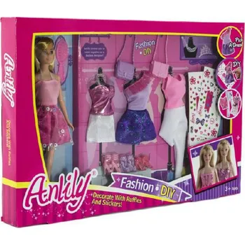 Teddies Panenka Anlily s doplňky
