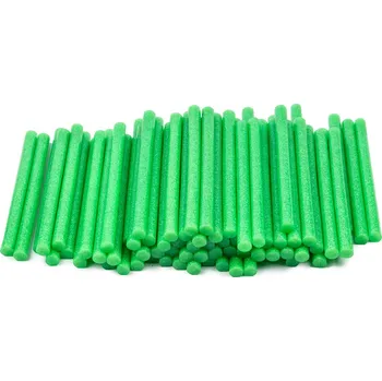 Tavná pistole Náplně do tavné pistole zelená s glitry (třpytivá) průměr 11mm, 1kg
