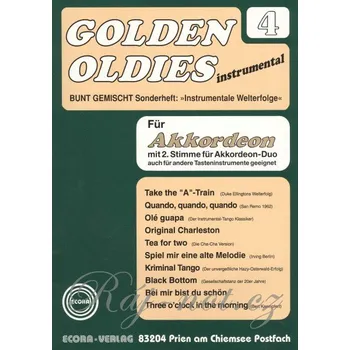 Golden Oldies for Accordion 4 / skladby v úpravě pro jeden nebo dva akordeony